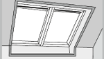Plisy materiałowe do okien dachowych