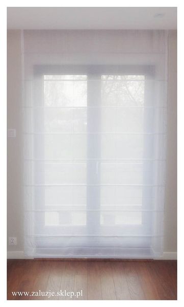 Roleta rzymska transparentna 
