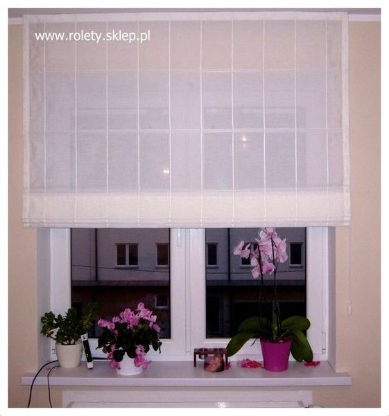 Roleta Rzymska montaż naścienny