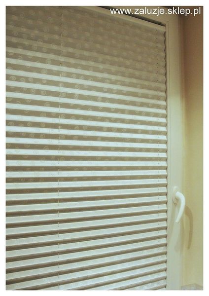 Wzór materiału plisy okiennej z montażem Akces 