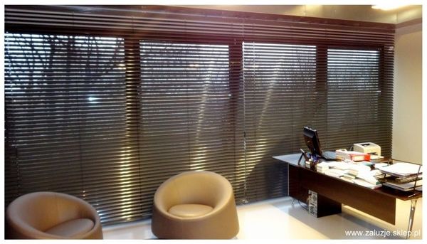Żaluzje poziome sterowane elektrycznie 