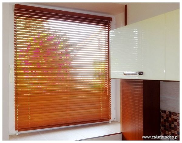 Żaluzja drewniana do kuchni
