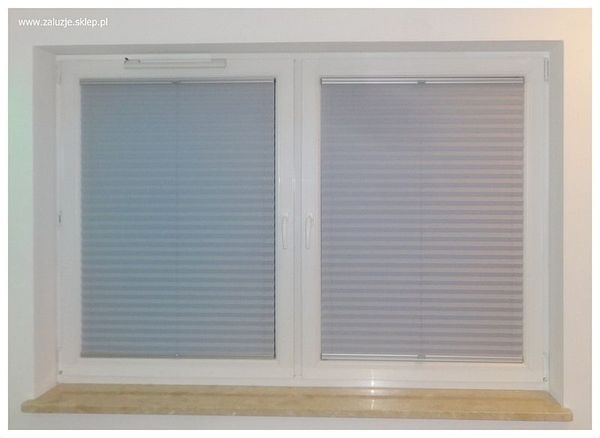 Plisy okienne na okno PCV