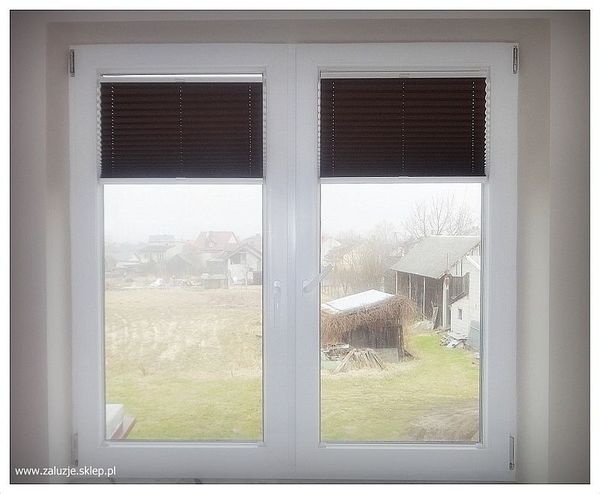 Plisy okienne na okno PCV