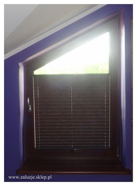 Plisa na okno skośne