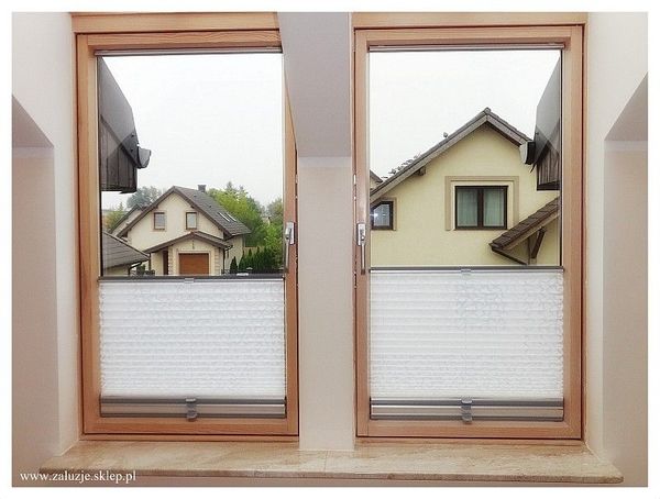 Plisy okienne dwuczęściowe Akces