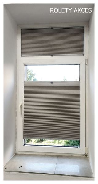 Plisy-Duetty zaciemniające z dodatkową powłoką termoizolacyjną,