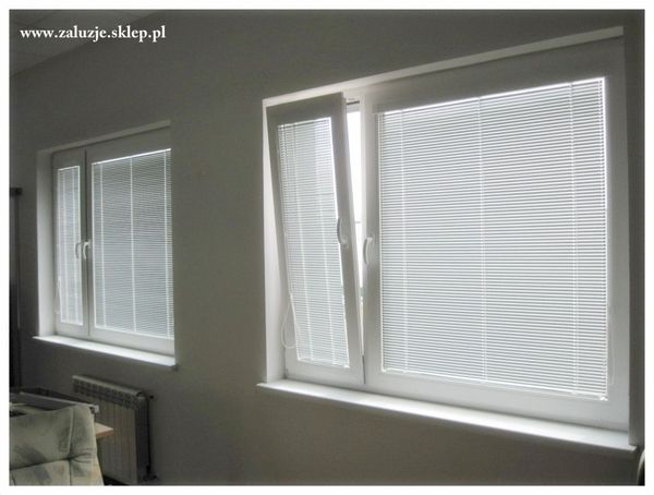 Katowice żaluzje poziome aluminiowe do okien uchylnych