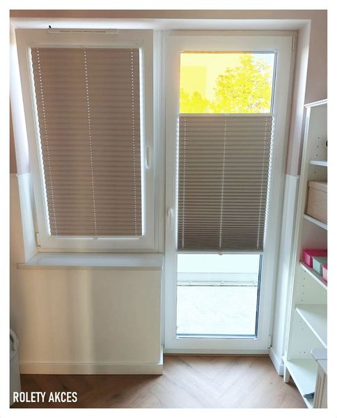 praktyczne i eleganckie zacienienie okna i drzwi balkonowych.