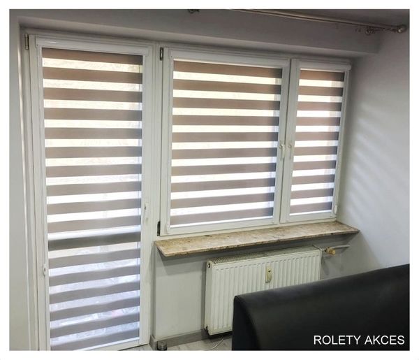 Rolety Akces dzień-noc – stylowe i praktyczne rozwiązanie do każdego pokoju.